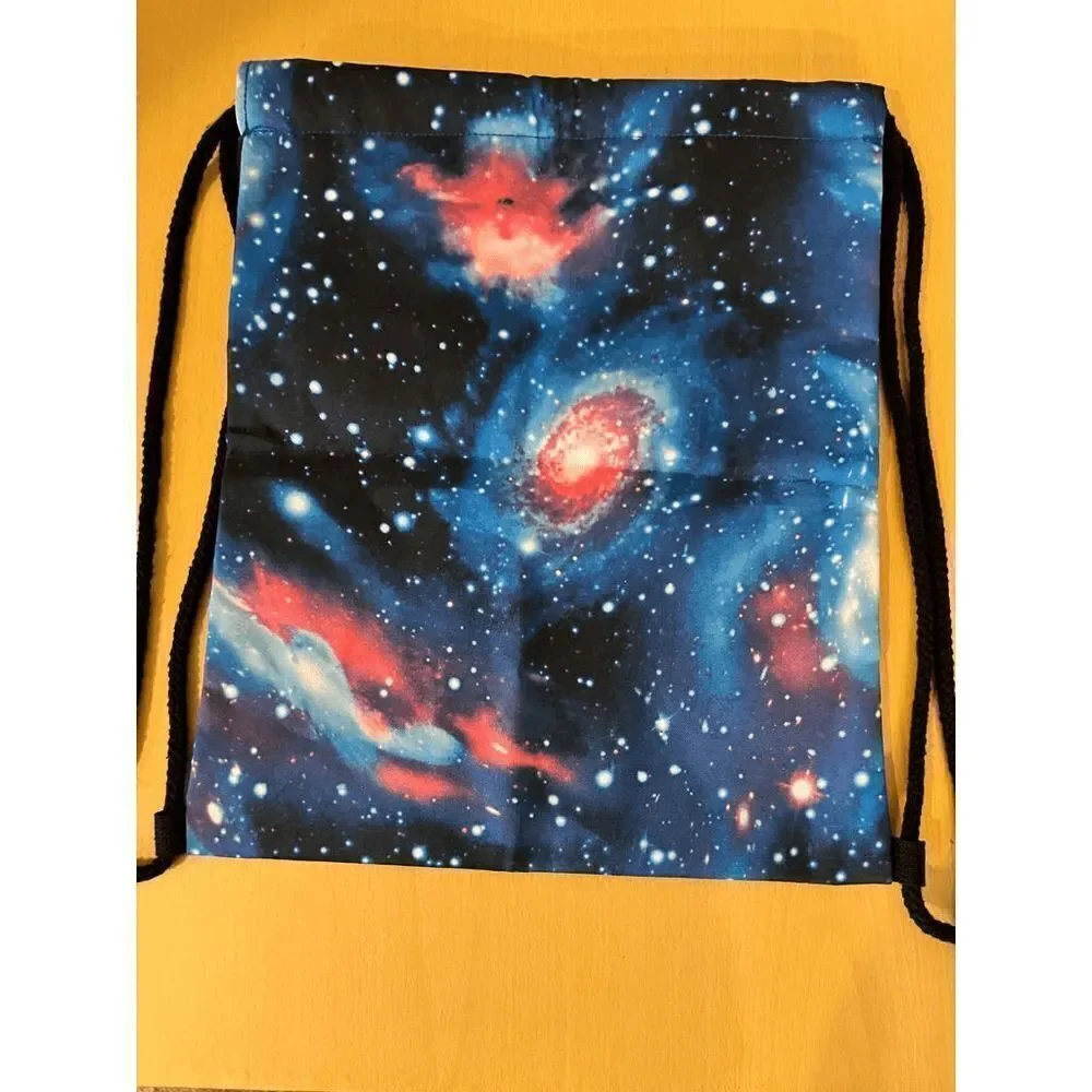 K-pop BTS Tour Galaxy Graphic Drawstring Backpack